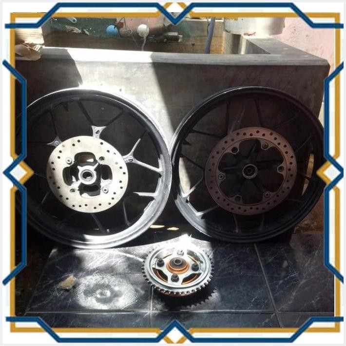 [NIC] VELG DEPAN BELAKANG HONDA SUPRA GTR 150 GTR150 PNP SONIC 150