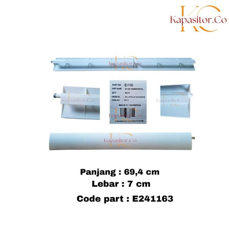 Daun swing ac panasonic 1/2 pk cs-pc5gkj 1163 daun swing ac panasonic 0,5 pk cs-pc5gkj daun swing ac
