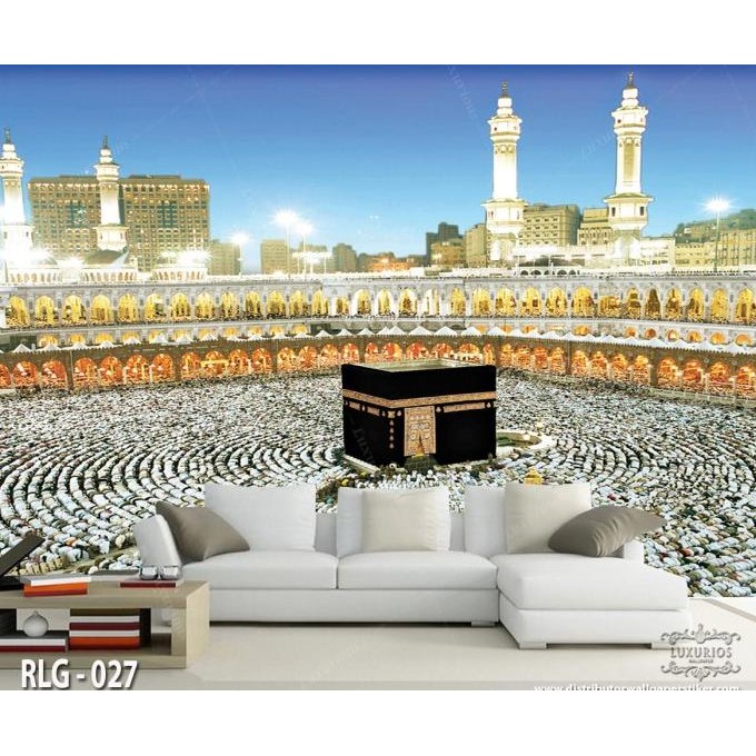 Wallpaper Custom 3D Wallpaper Dinding Pintu Kabah - Asli