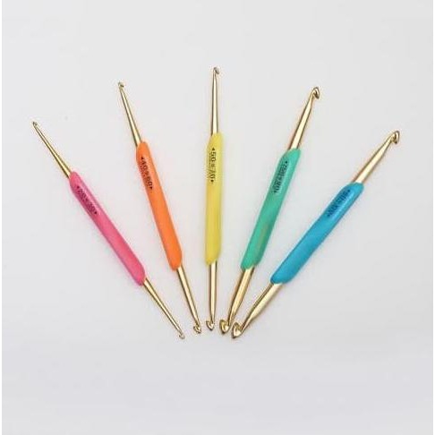 ready  Crochet hook alat rajut hakpen raku raku Hamanaka jepang