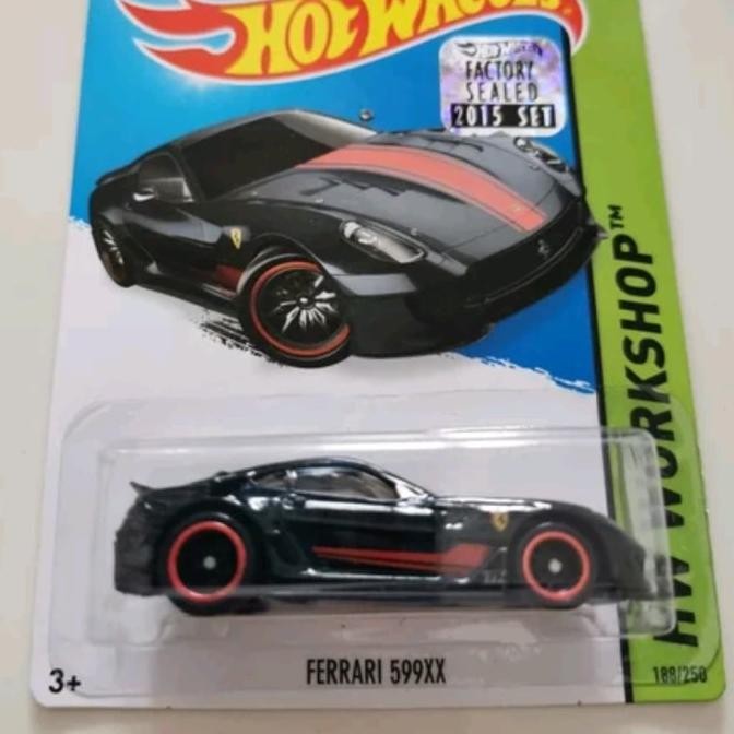 Hot Wheels Ferrari 599xx hitam super treasure Hunt THS FS 2015