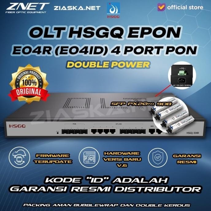 promo MURAH EPON OLT 4 PORT HSGQ DENGAN SFP PX20+++