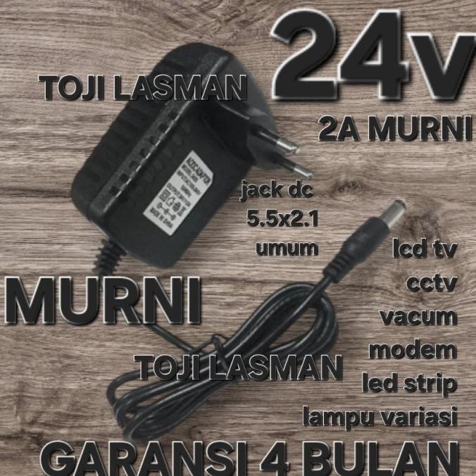 Murah ( 24V 2A ADAPTOR ) CHARGER CARGER PSU COLOKAN POWER SUPPLY SWITCHING ADAPTER CASAN 24V2A 2A24V