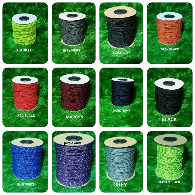 ready  tali prusik tali gelang 1,2mm (rollan isi 100meter)