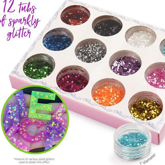 ready  COD 236pcs Cetakan Resin Gantungan Kunci DIY Cetakan Resin Silikon Huruf Cetakan Resin Siliko