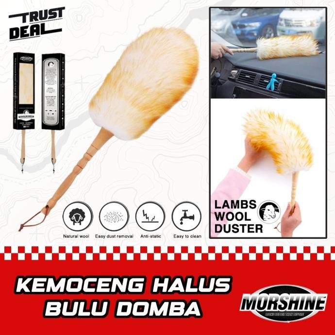 KEMOCENG BULU DOMBA Halus Pembersih Rumah / Kemoceng Mobil MORSHINE