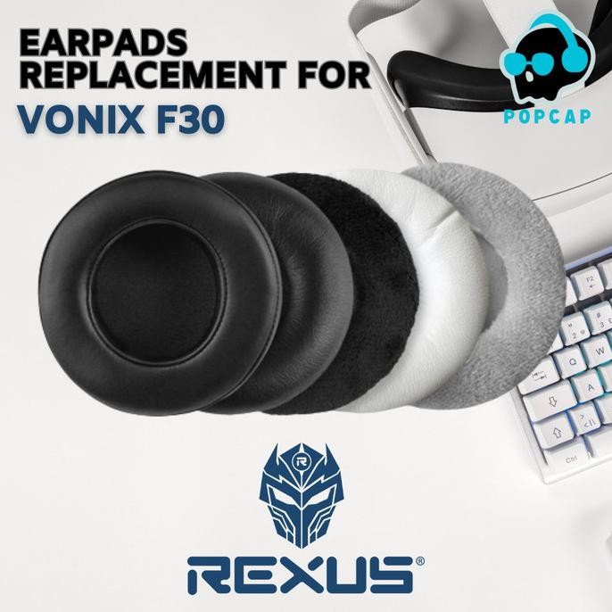 Earcup Earpad Ear Cushion Headset Gaming Rexus Vonix F30 F 30 Busa Pad Bantalan Headphone