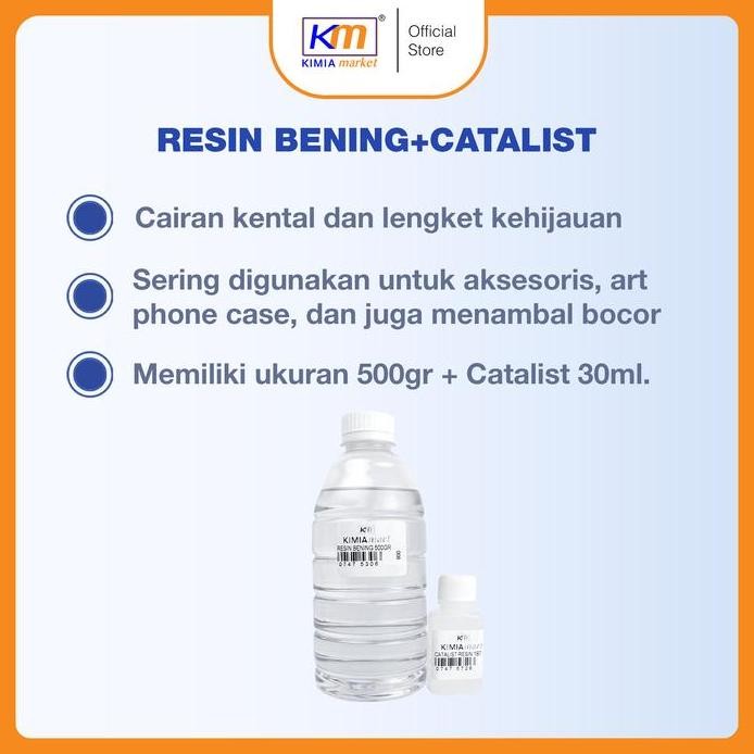 

ready !!! Resin Bening 500gr + Catalis 30ml Untuk Buat Cetakan / Resin Aksesoris + Catalist / Resin Penambal Bocor + Katalis / Resin Serbaguna / Resin DIY Plastik