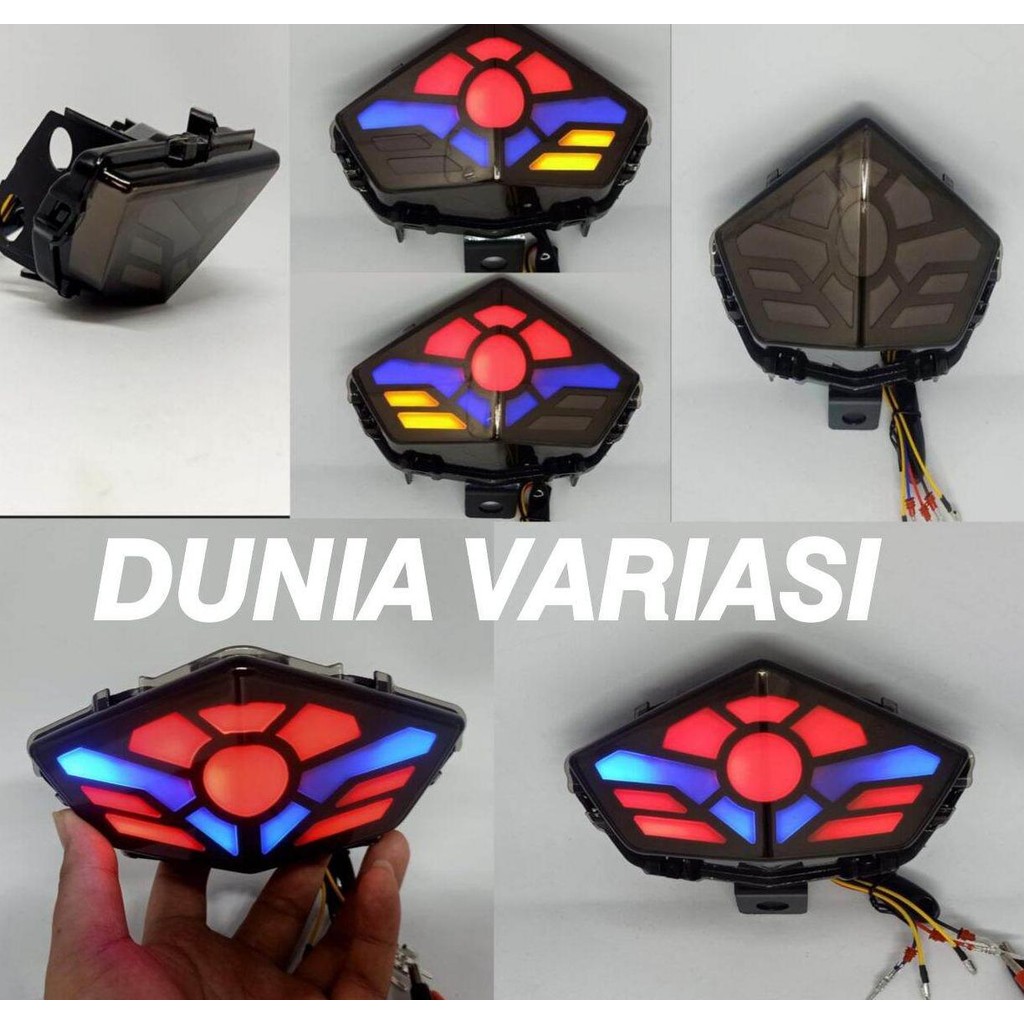 Lampu stop Vixion new variasi vixion [3in1 lampstop. rem. sen vixion new