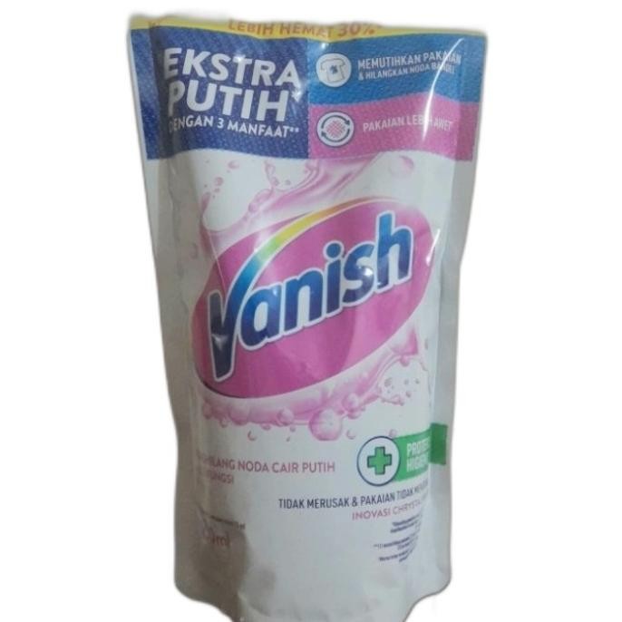 new  VANISH WHITE CAIR 750ML MENGEMBALIKAN WARNA PUTIH CEMERLANG Pemutih