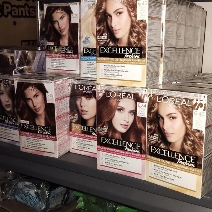 loreal paris cat rambut excellent fashion colour pewarna uban rambut