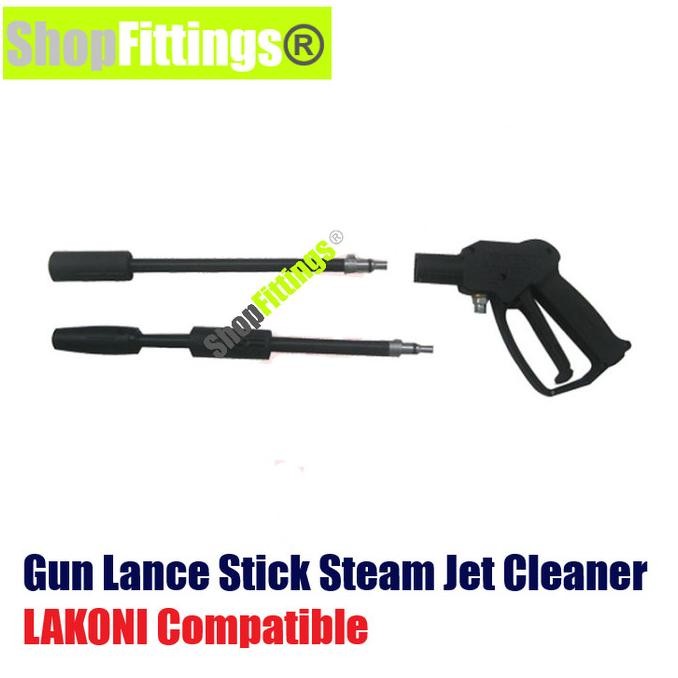 Gun lance Stick Steam Jet Cleaner Extention Rod Washer SET For Lakoni