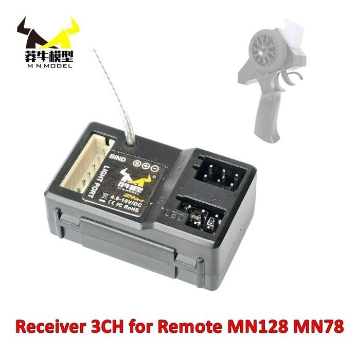 Receiver 3Ch Untuk Remote Mn78 Mn128 Rc Car Hobby Co