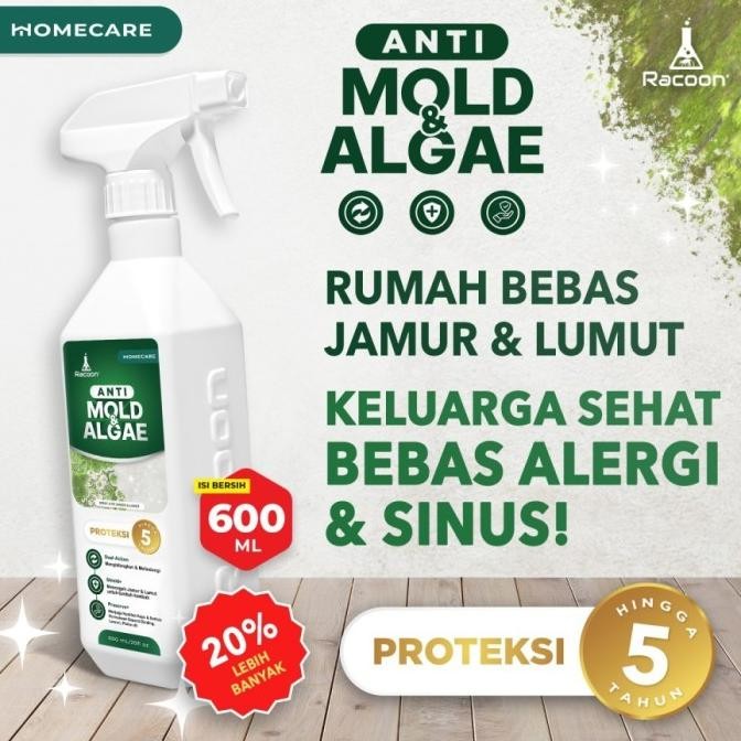 RACOON Anti Mold & Algae Spray Anti Jamur & Lumut Dinding & Permukaan