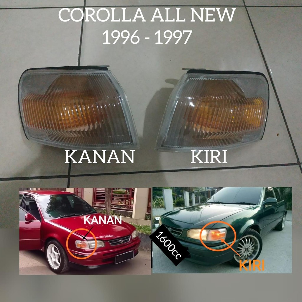 lampu sen toyota corolla all new 1996 1997
