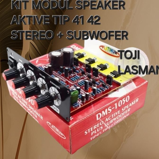 Terbaru kit pcb aktif active stereo tip 41 42 tip41 +subw subwofer dms 1050 tojil4 Ayo Beli
