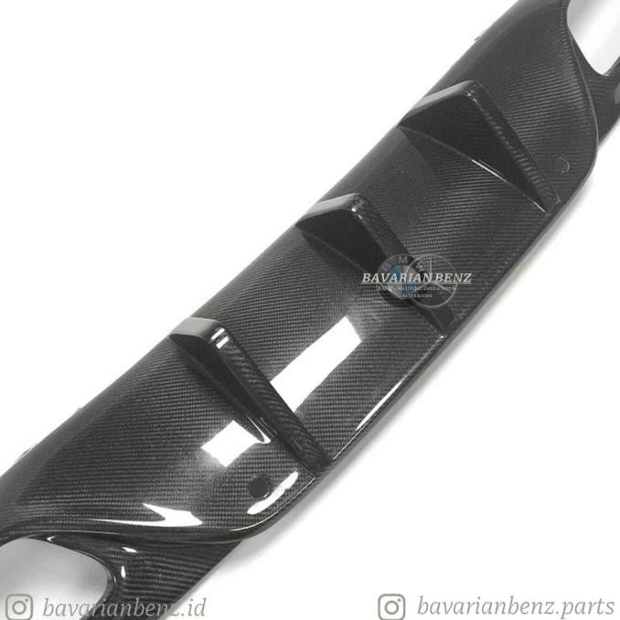 Diffuser Carbon Mercedes Benz w205 C200 C250 C300 facelift AMG