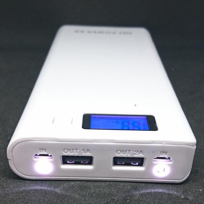 Paket Powerbank rakitan 8x18650 (sudah termasuk baterai,tinggal pakai)