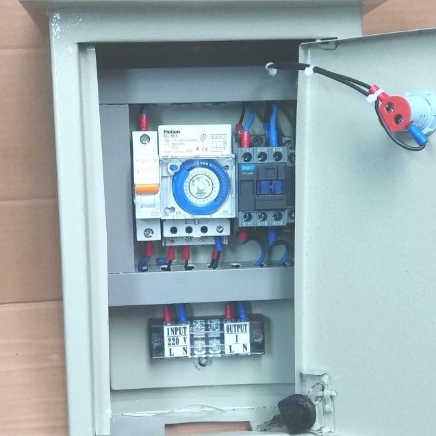 panel otomatis lampu/panel timer theben/panel penerangan/panel pju [terbaik]