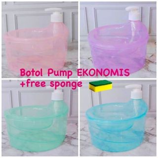 Botol Pump Ekonomis 1 Ltr / Botol Pump Sabun Cuci piring
