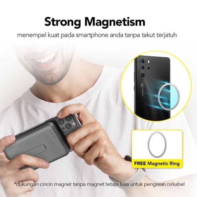 Micropack Wireless Powerbank Fast Charging Powerwave lll QC 3.0 PD 3.0