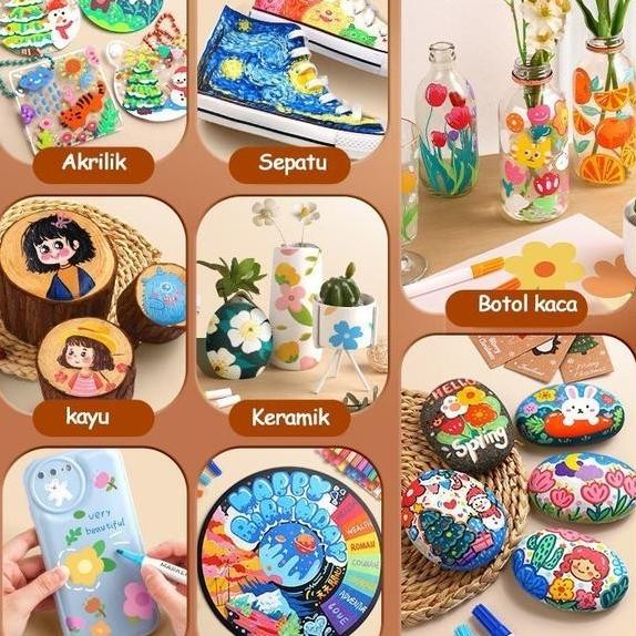 

Acrylic Marer Et Pidol Arili Diy Painting Pidol Patel Pul Hhlht Drawing Warna
