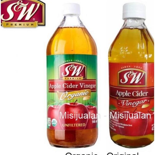 

Pple Cider Vinegar Organic W Cua Apel Organi 473 Ml