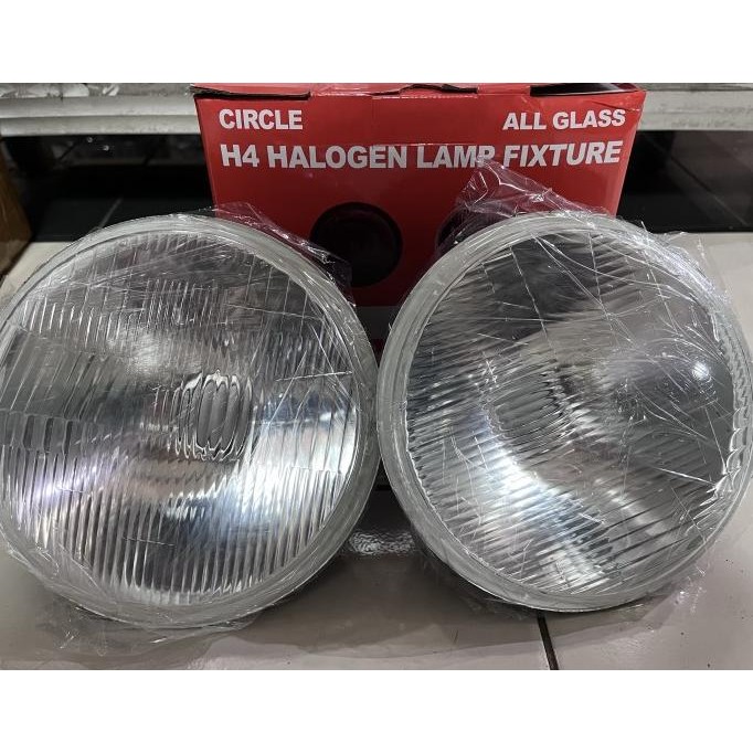 Lampu depan mobil bulat H4 headlamp 7 inch inci jimmy katana universal