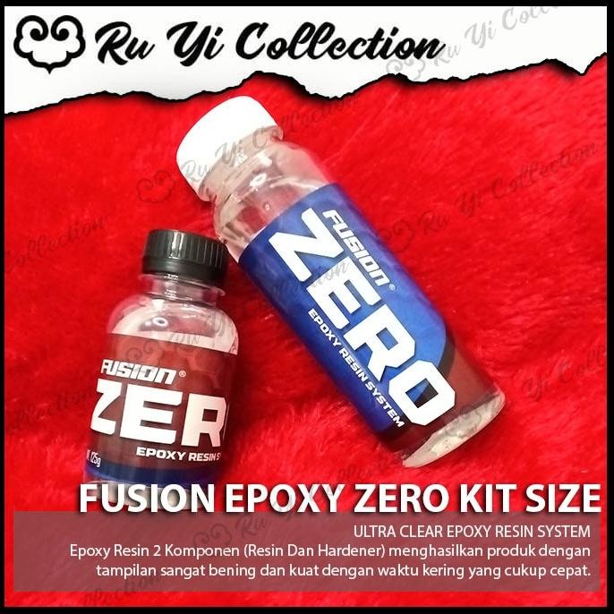 EPOXY RESIN FUSION ZERO 375GR/ RESIN EPOXY BENING CARBON JORAN ART