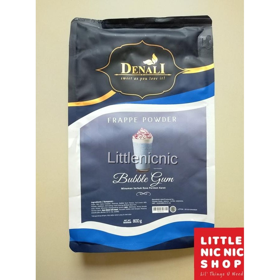 

Spesial Promo/ Bubuk Minuman Denali Bubble Gum Frappe Powder [Terlaris/Terbaru/Recommended]