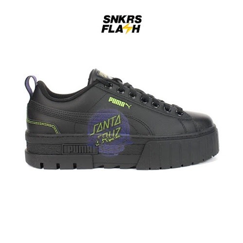 PUMA Mayze X Santa Cruz Black Sepatu Sneakers Wanita - 38109201 - Size 41