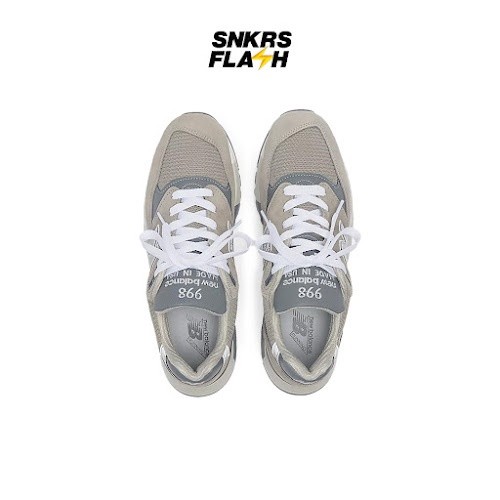 NEW BALANCE 998 Made In Usa Grey Sepatu Sneakers Pria - U998GR - Size 43