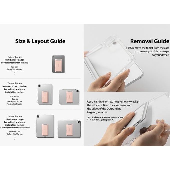 

Sale Ringke Tablet Phone Stand Foldable Dudukan Outstanding Dark Gray