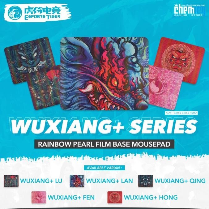 Tiger Arc Wuxiang+ Phaseless+ Rainbow Pearl Film Gaming Mousepad Promo