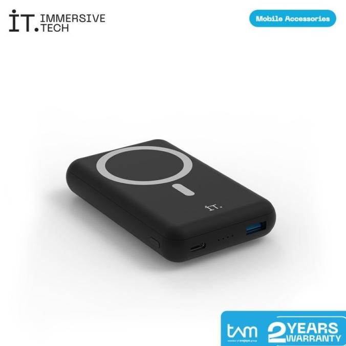 IT Wireless Magnetic Powerbank WPB11 10.000mAh Power Bank Magsafe