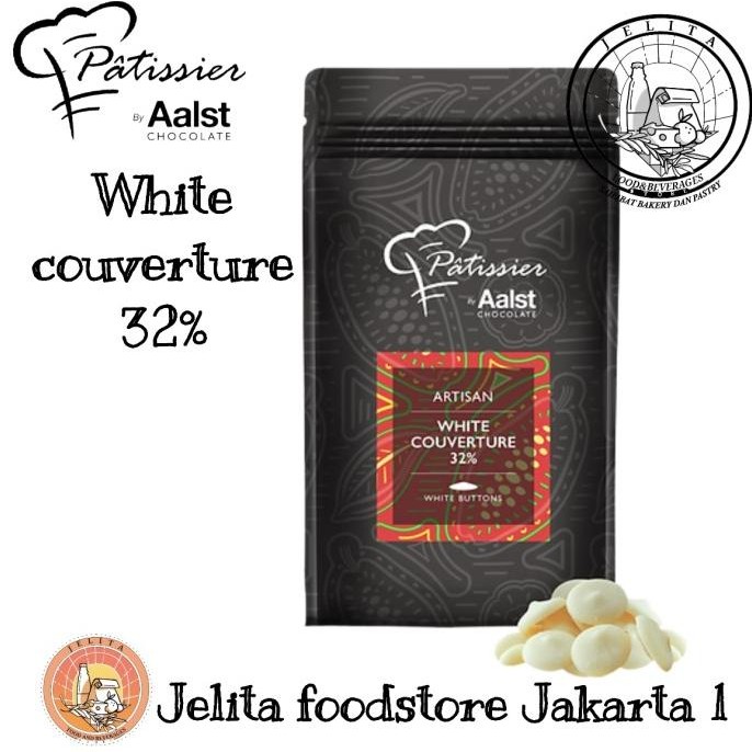 

Grosir Patissier Artisan White Couverture 32% Chocolate 500Gr