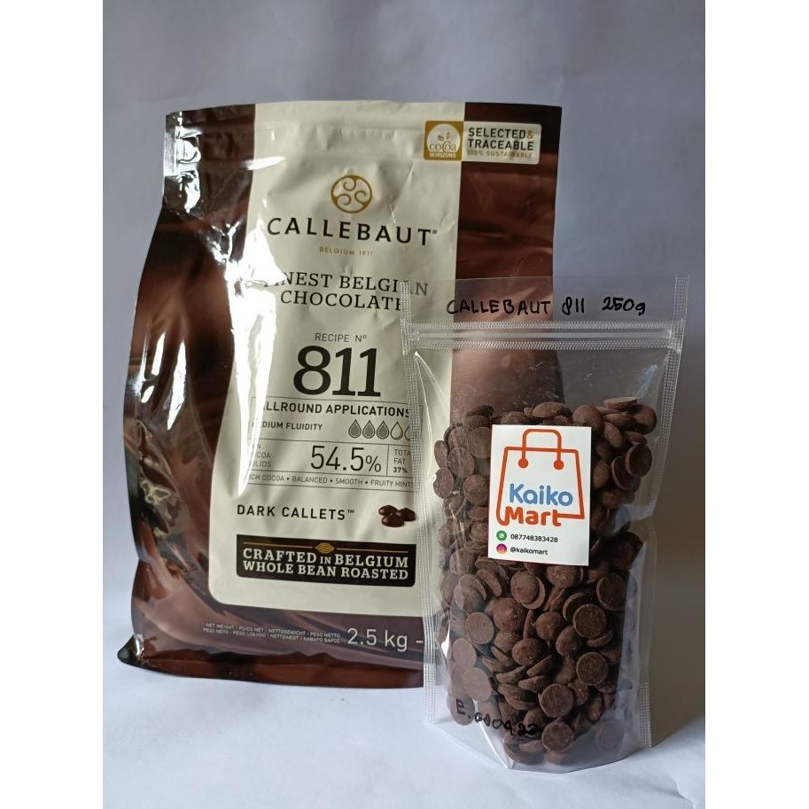 

Murah Callebaut Dark Chocolate 811 - Cokelat Repack 500G