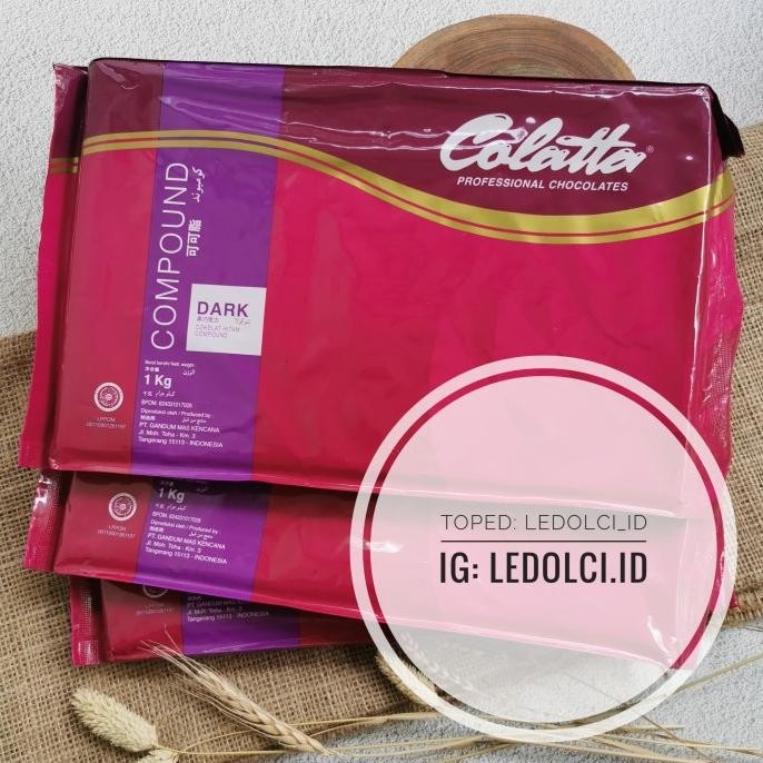 

Promo Termurah! Colatta Dark Chocolate Compound Coklat Masak Batang 1 Kg