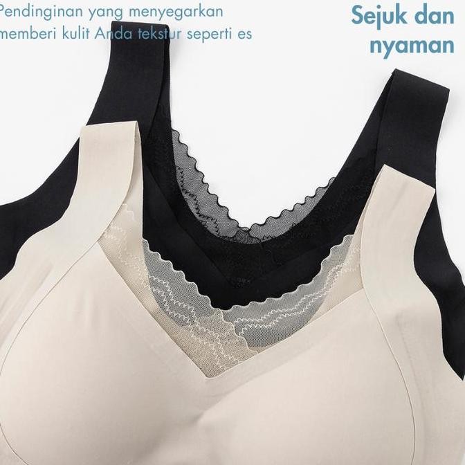 Sale [Dct Exclusive] Uru Full Bra Tanpa Jahitan Premium Renda Free Size Uru Understand - Spandex-Nyl