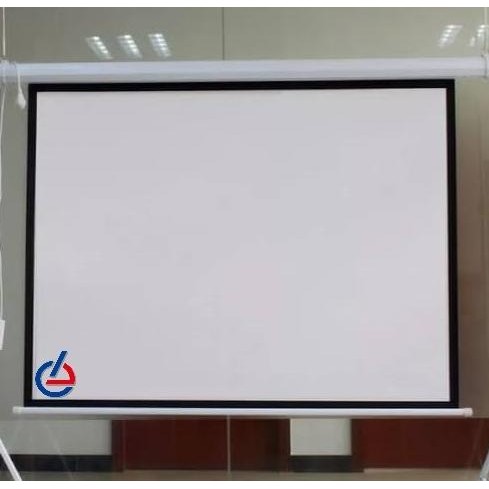 Screen Projector Motorized 120" - Layar Proyektor remot 120" New