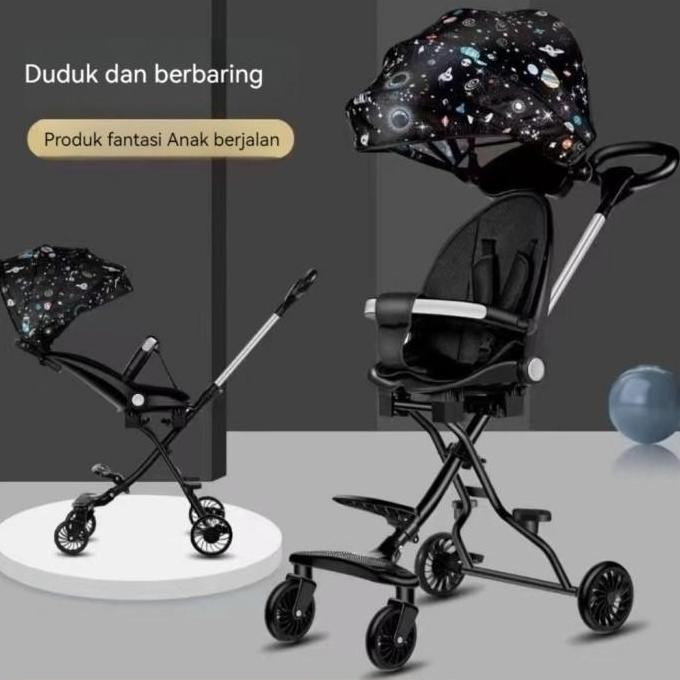 Stroller Baby Travel Foldable Stroller Lipat Kereta Balita