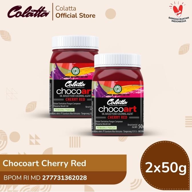 

Grosir Bundling Colatta Chocoart Cherry Red - Pewarna Makanan 50G - Isi 2