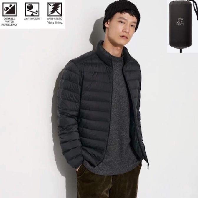 UNIQLO Men Jacket Winter Jaket Pria Ultra Light Down Black