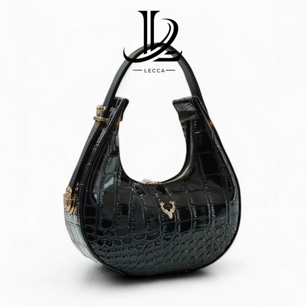 vf-52 gh-67 TAS Selempang & Bahu Wanita Fashion MOONA CROCO Glossy Murah Viral