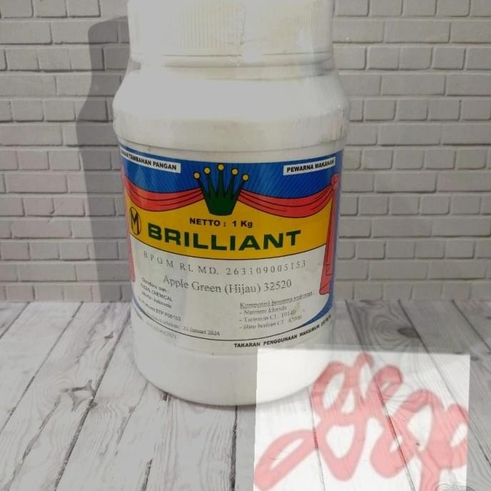 

Sale Pewarna Bubuk Apple Green ( Hijau) 32520 Btl 1 Kg