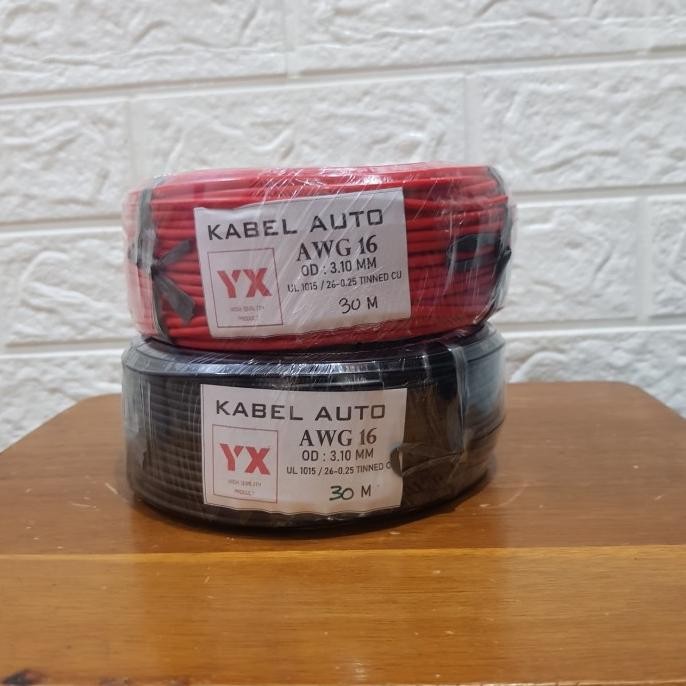 TERMURAH - AWG 16 PVC TINNED CU 30 Meter