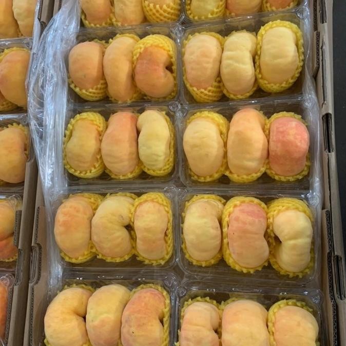 

Sale Peach Donut Yellow Jumbo Isi 3 Pcs / Pack