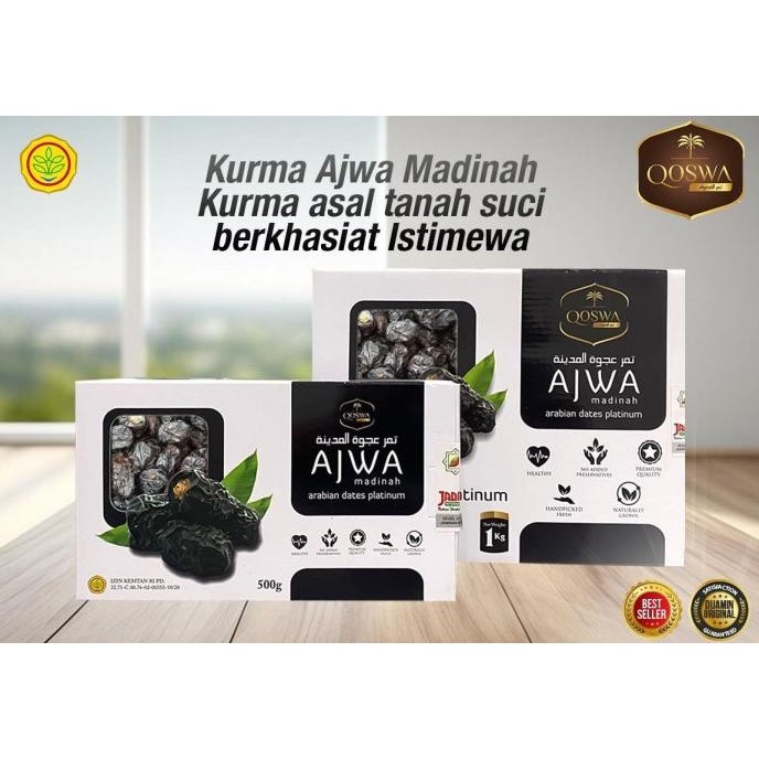 

Murah Kurma Ajwa | Golden Tamr Ajwa 500Gr