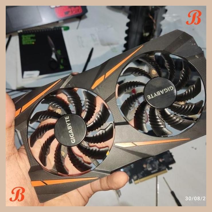 [SRP] Casing fan Vga Rx 460 2gb 4gb Gigabyte dual Fan 75mm 4pin