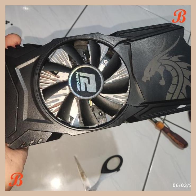 [SRP] Casing Heatsink powercolor Rx 460 560 red dragon Single Fan